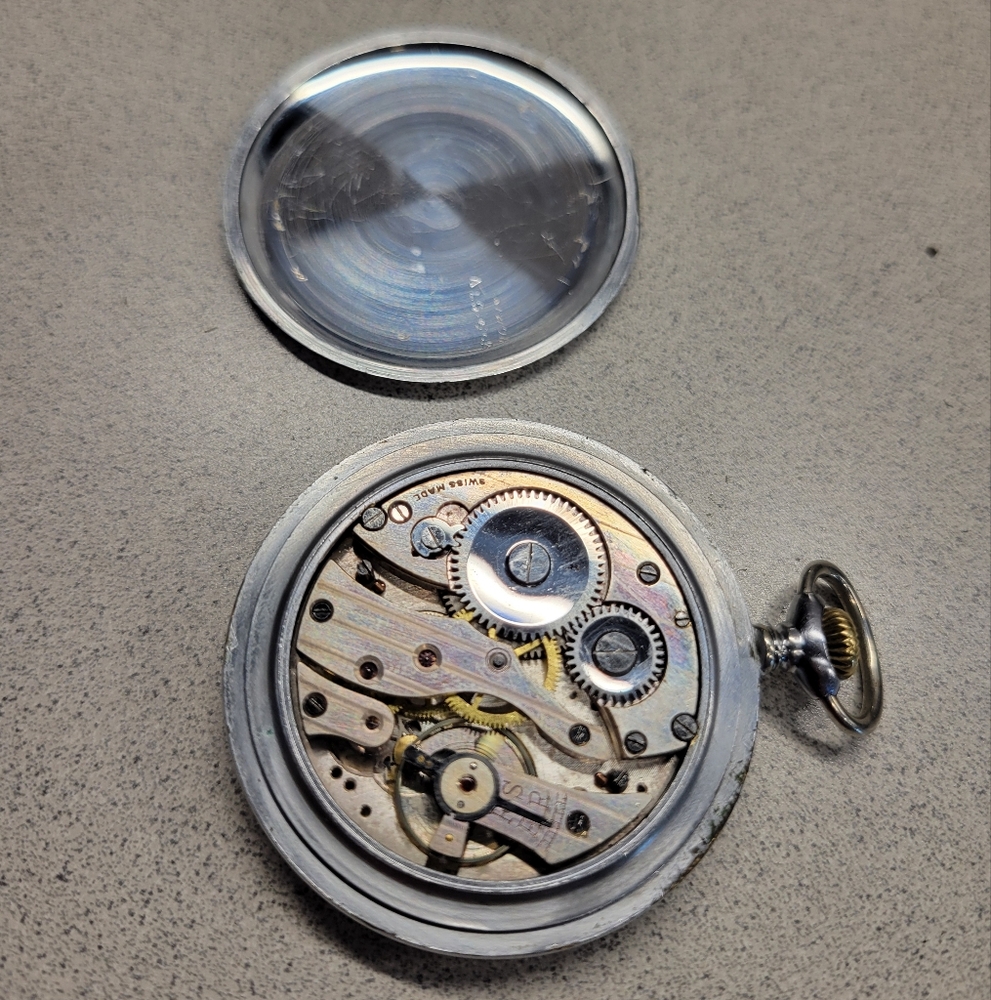 1940 s Opus pocket watch, swiss made from the 1940 -50 era - Picture 2 of 8